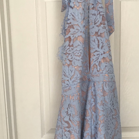 Blue lace short jumpsuit molly green - Picture 3 of 5